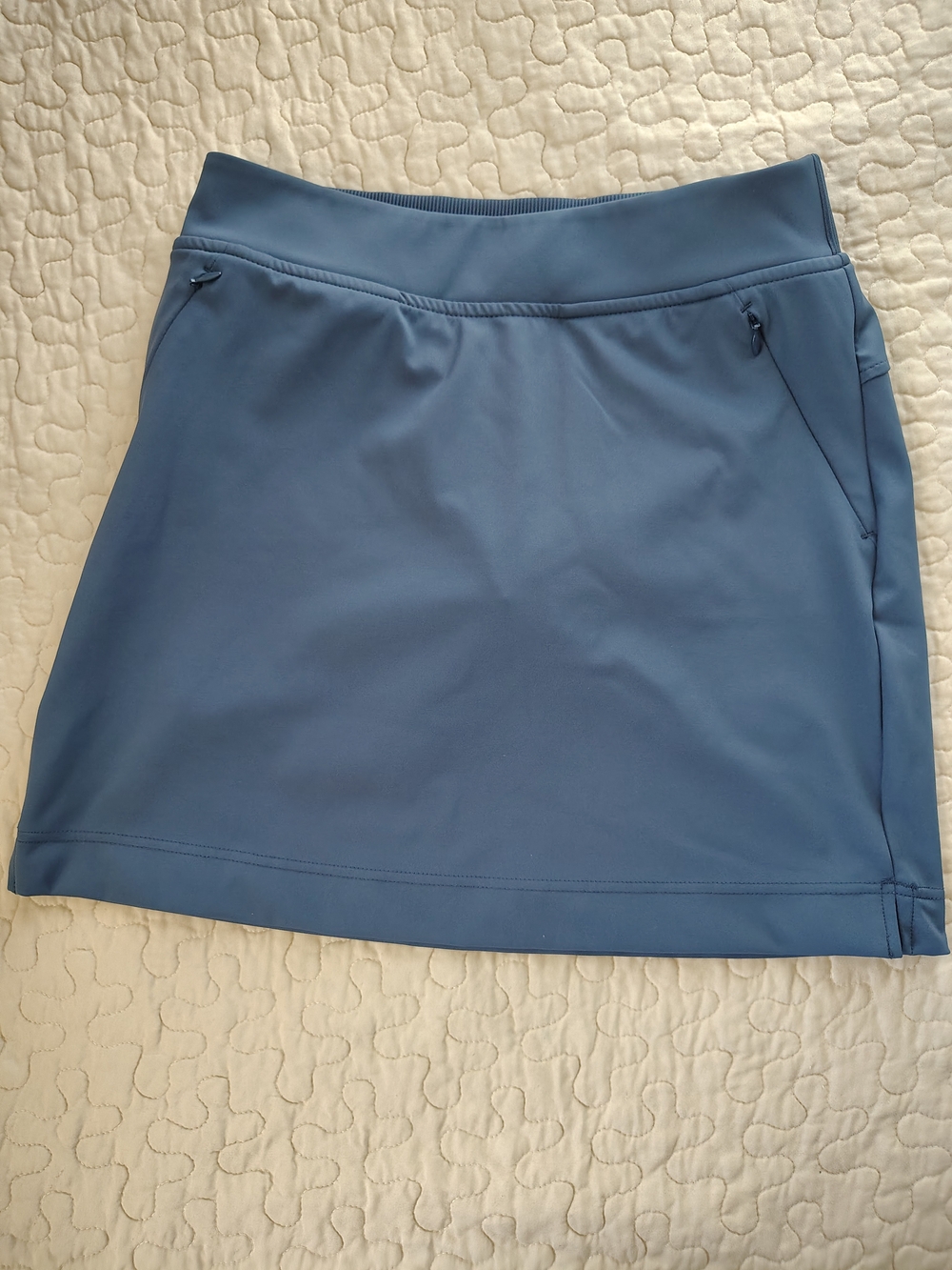 32 Degrees Cool Blue Athletic Golf Tennis Skort with Zipper Pockets (XS)